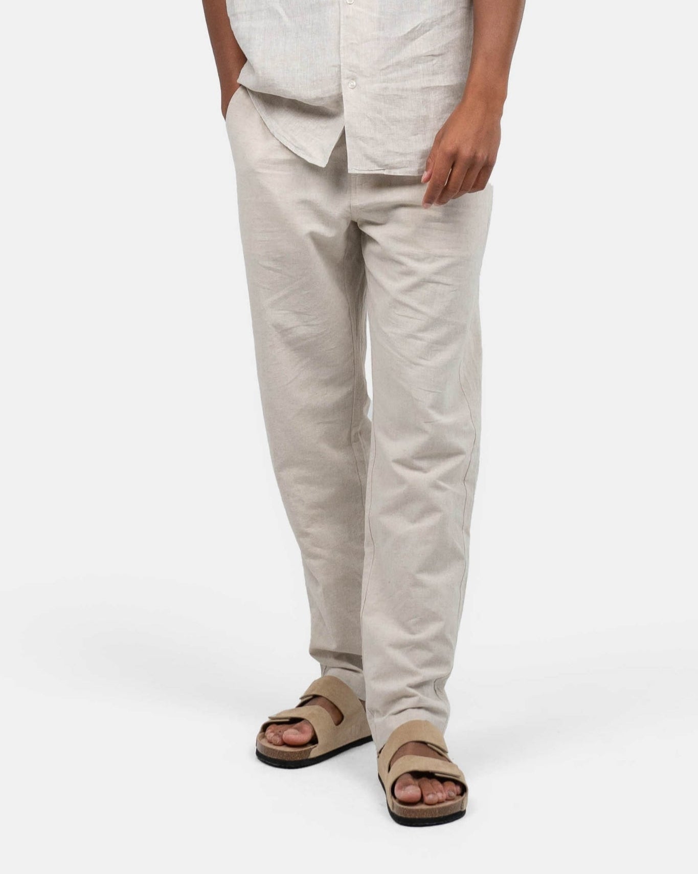 Hørbukser Beige | Skagen - clothing.dk